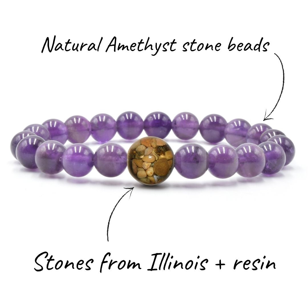 Illinois Stones + Amethyst