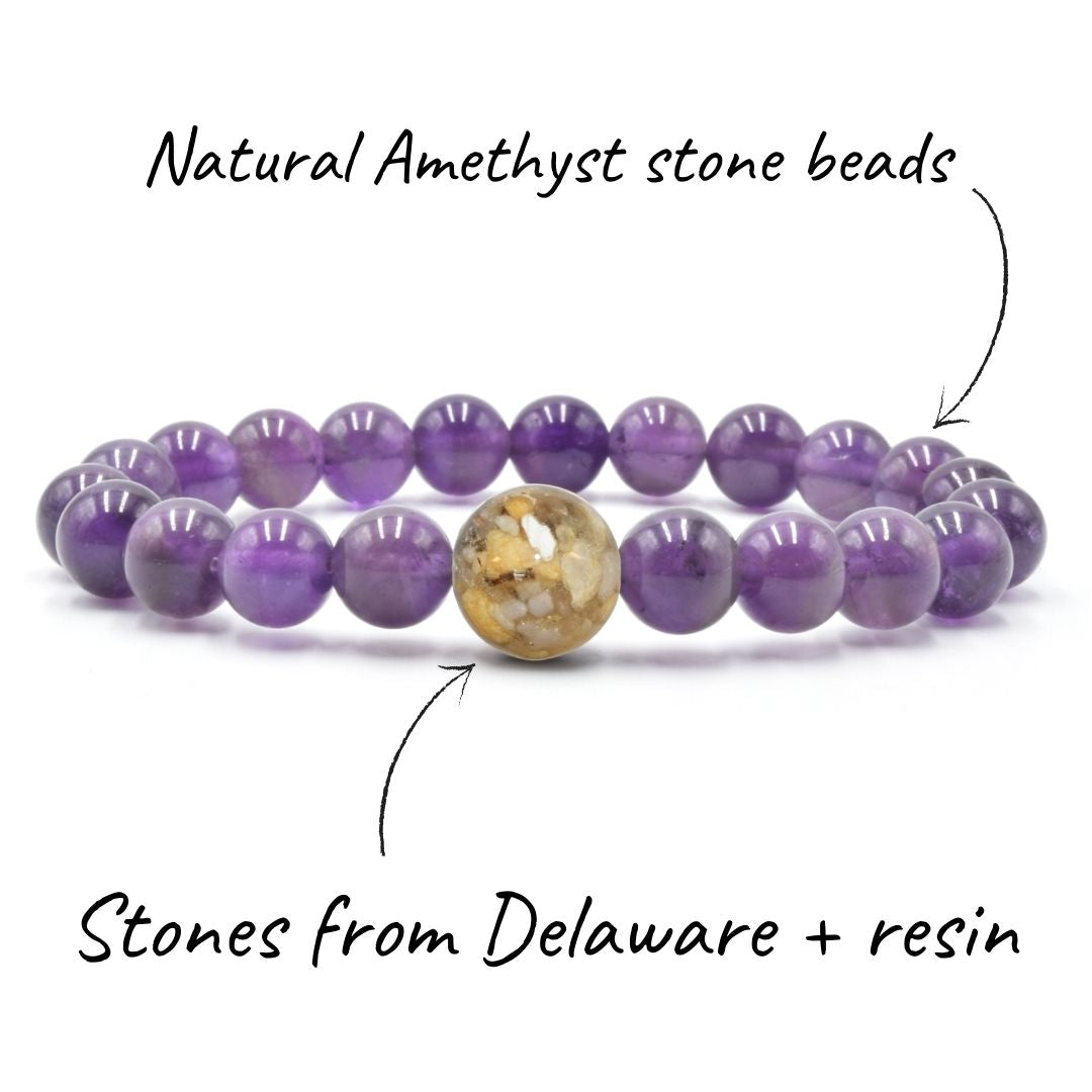 Delaware Stones + Amethyst