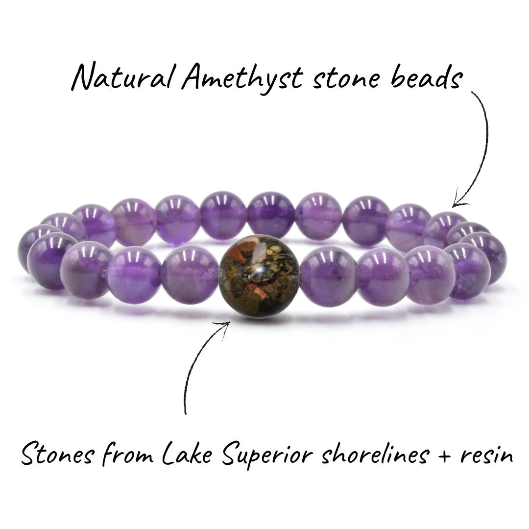 Lake Superior | Amethyst – Homes Bracelets