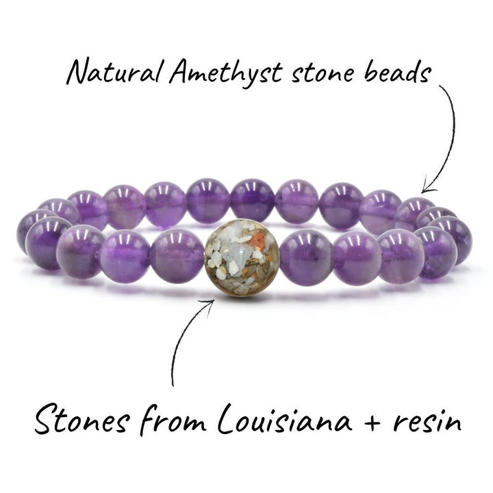 Louisiana Stones + Amethyst