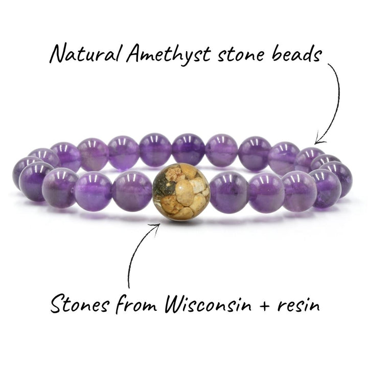 Wisconsin Stones + Amethyst