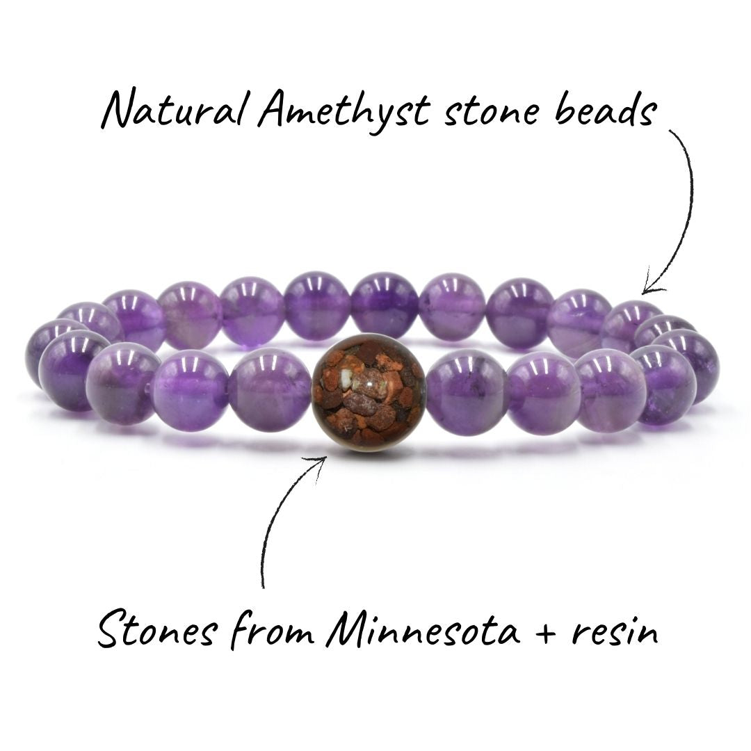 Minnesota Stones + Amethyst