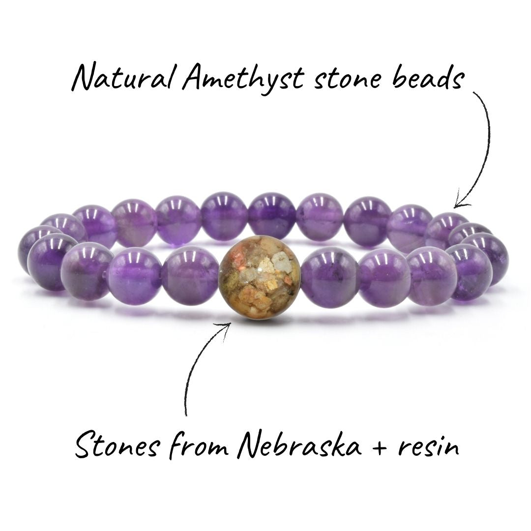 Nebraska Stones + Amethyst