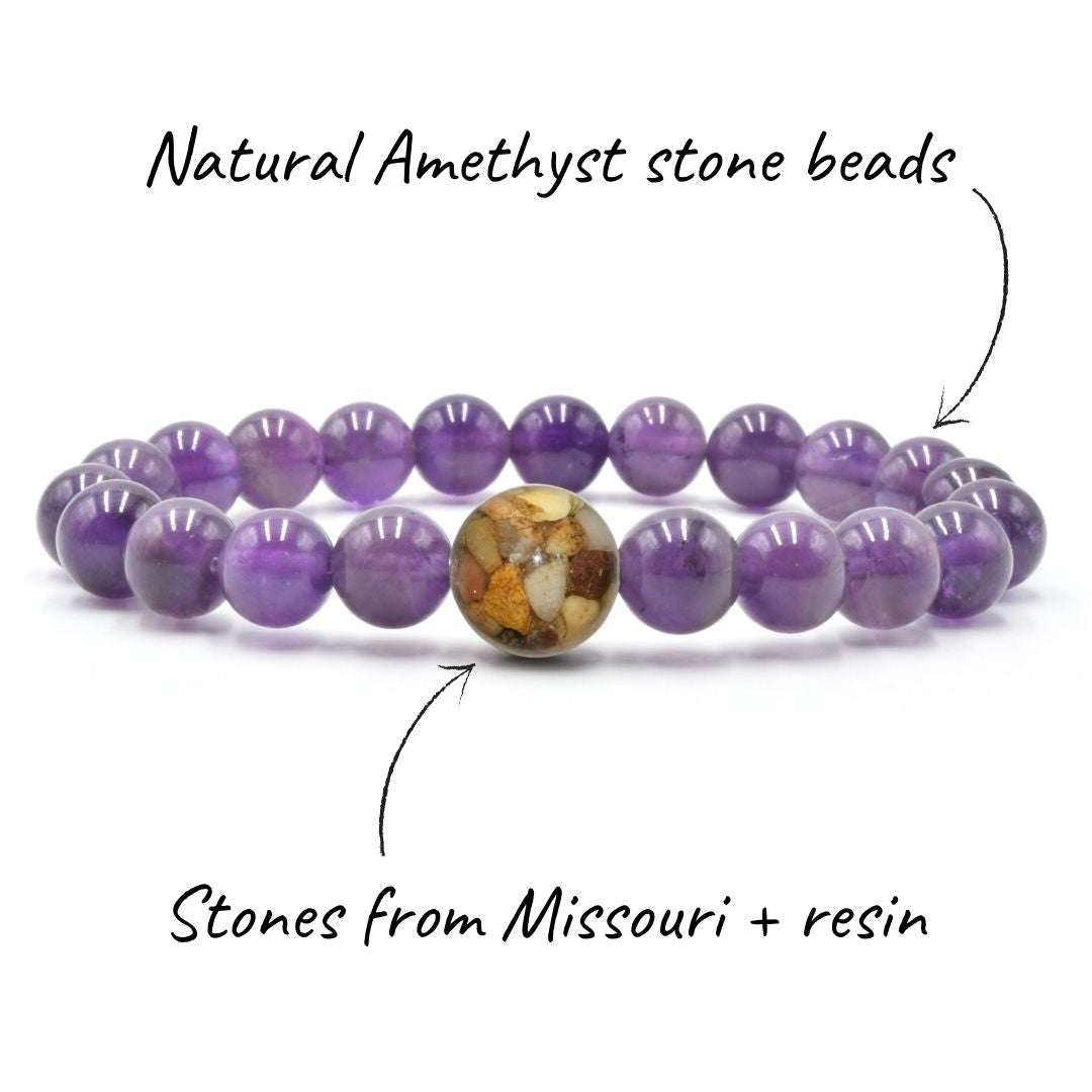 Missouri Stones + Amethyst