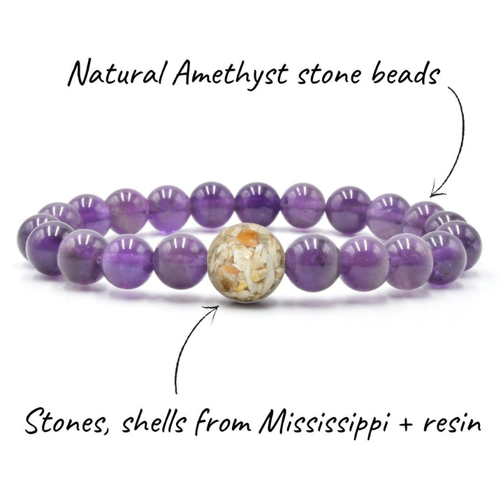 Mississippi Stones + Amethyst