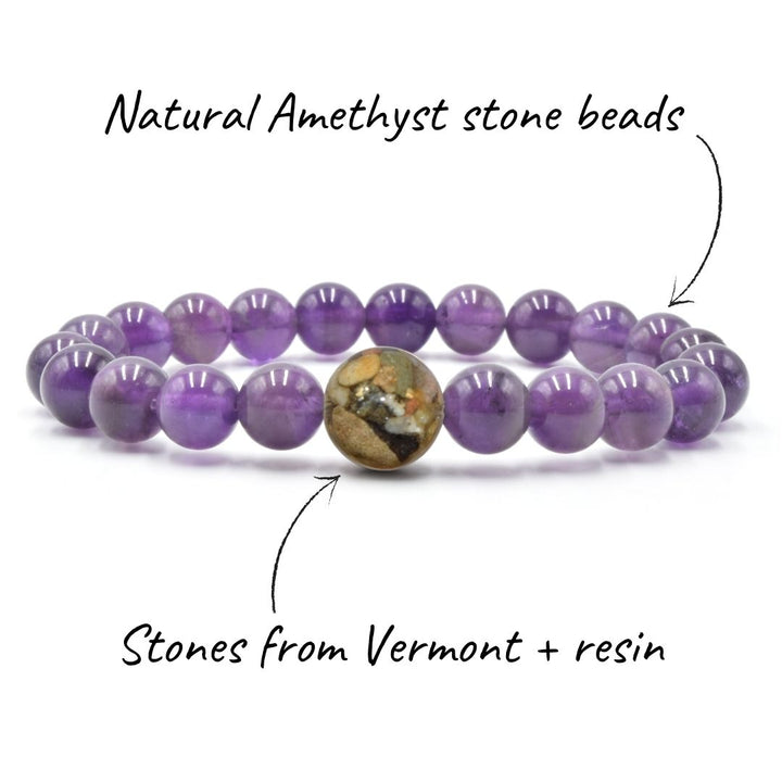 Vermont Stones + Amethyst