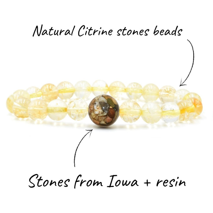 Iowa Stones + Citrine