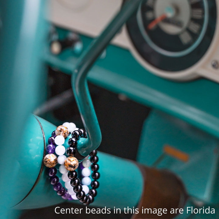 Florida Shells + Black Agate