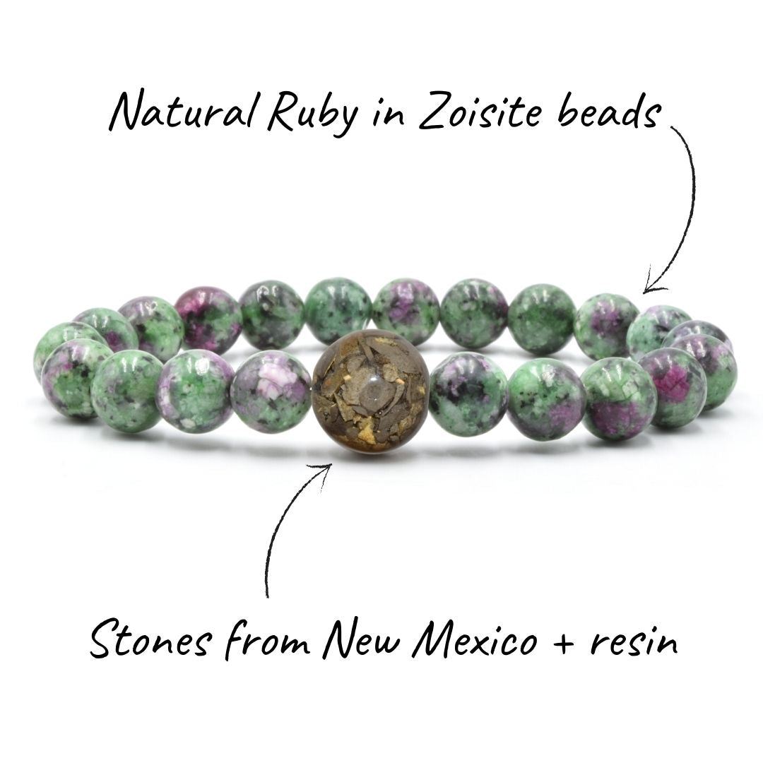 New Mexico Stones + Ruby in Zoisite