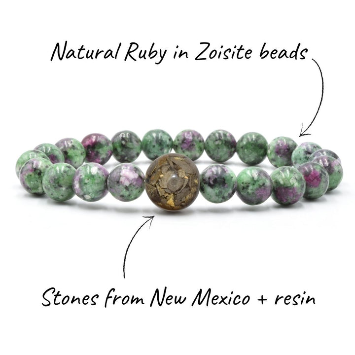 New Mexico Stones + Ruby in Zoisite