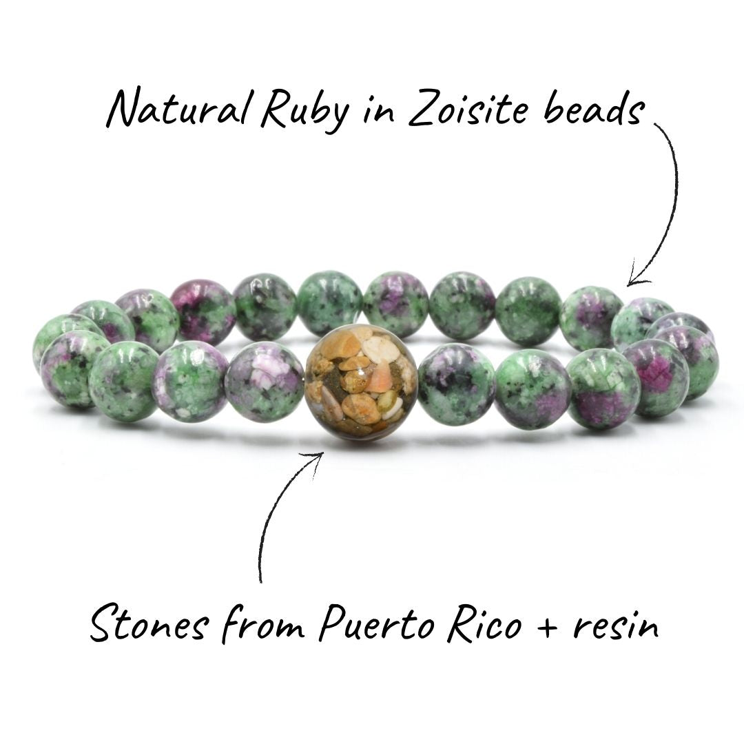 Puerto Rico | Ruby in Zoisite