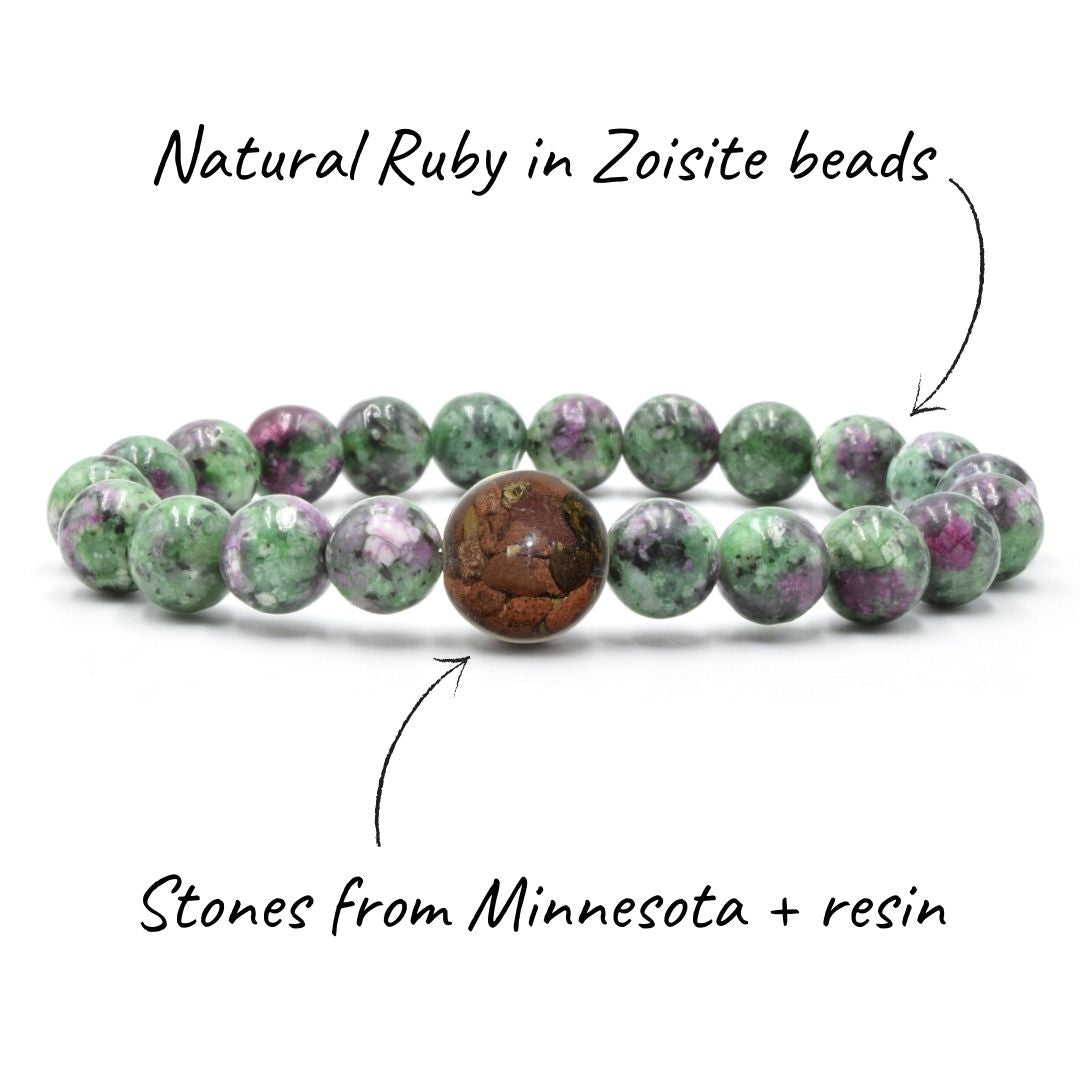 Minnesota | Ruby in Zoisite