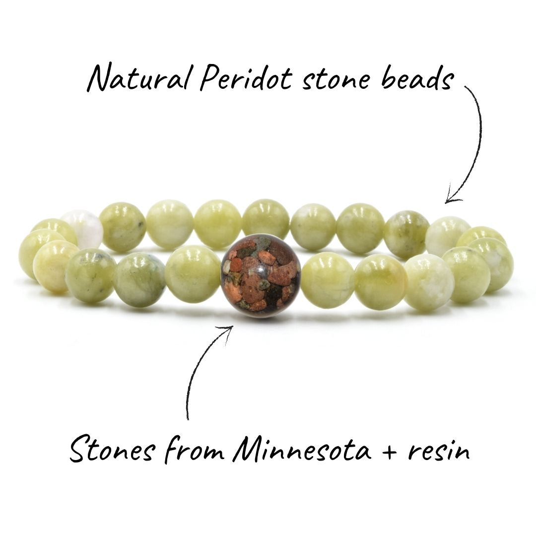 Minnesota Stones + Peridot