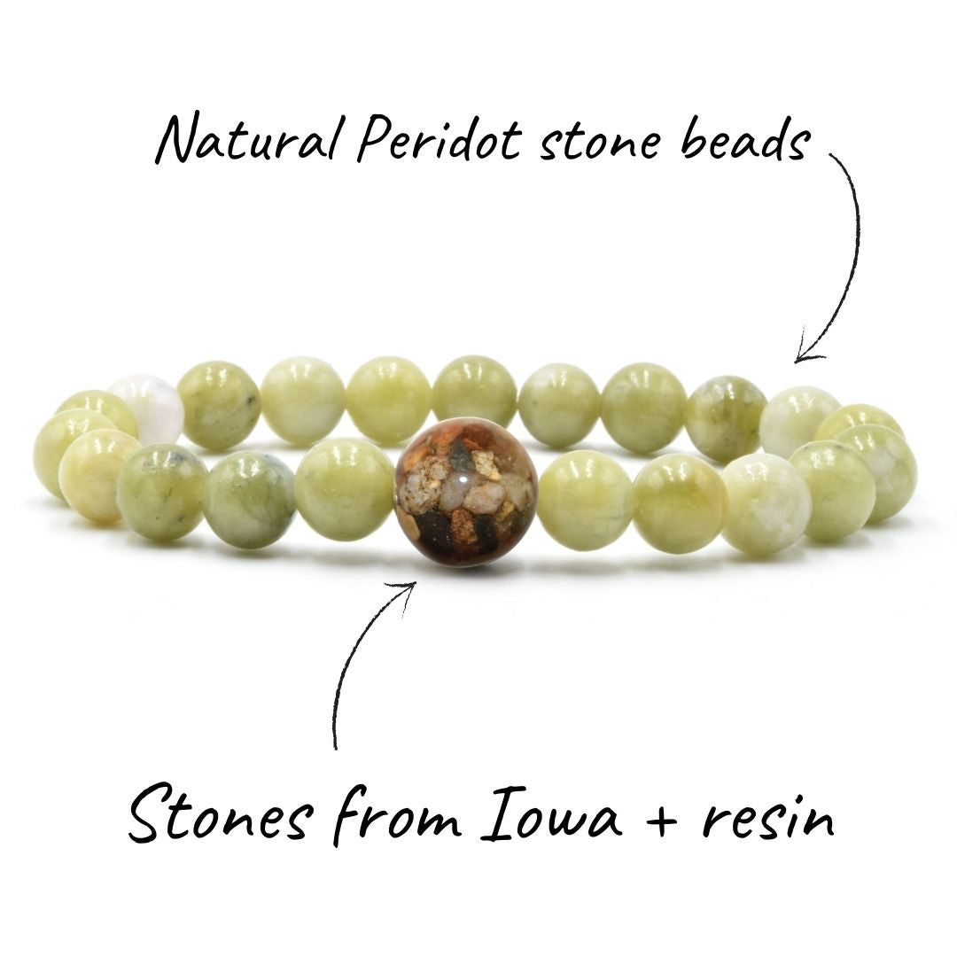 Iowa Stones + Peridot