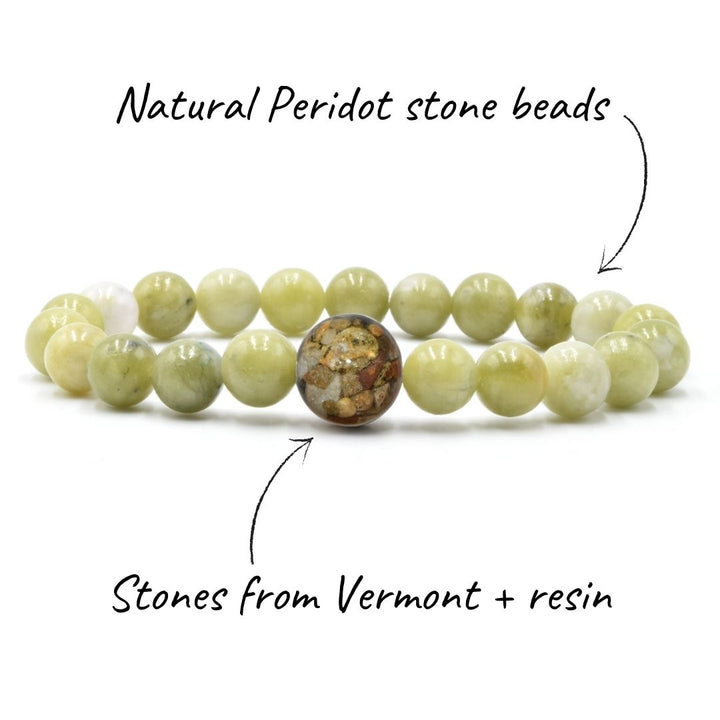 Vermont Stones + Peridot