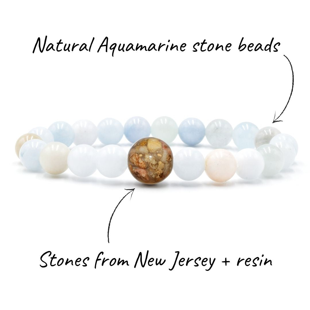 New Jersey Stones + Aquamarine