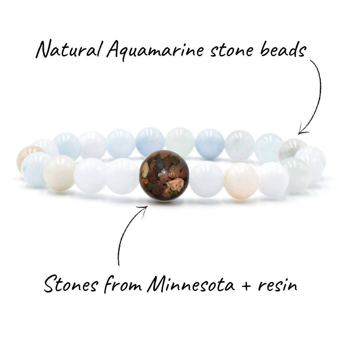 Minnesota Stones + Aquamarine