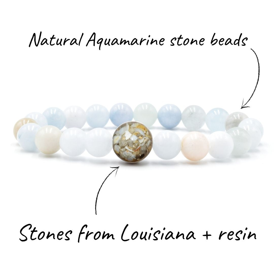 Louisiana Stones + Aquamarine