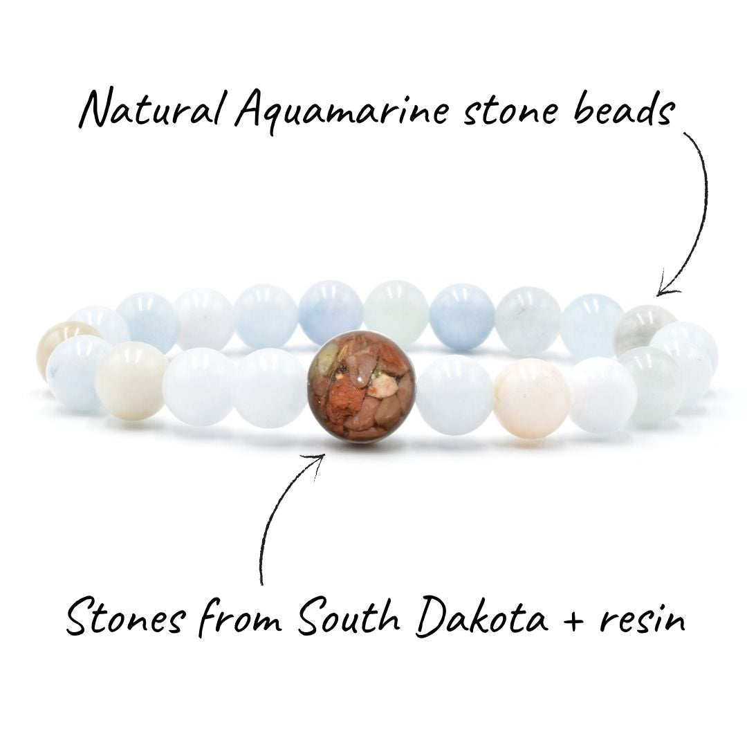 South Dakota Stones + Aquamarine