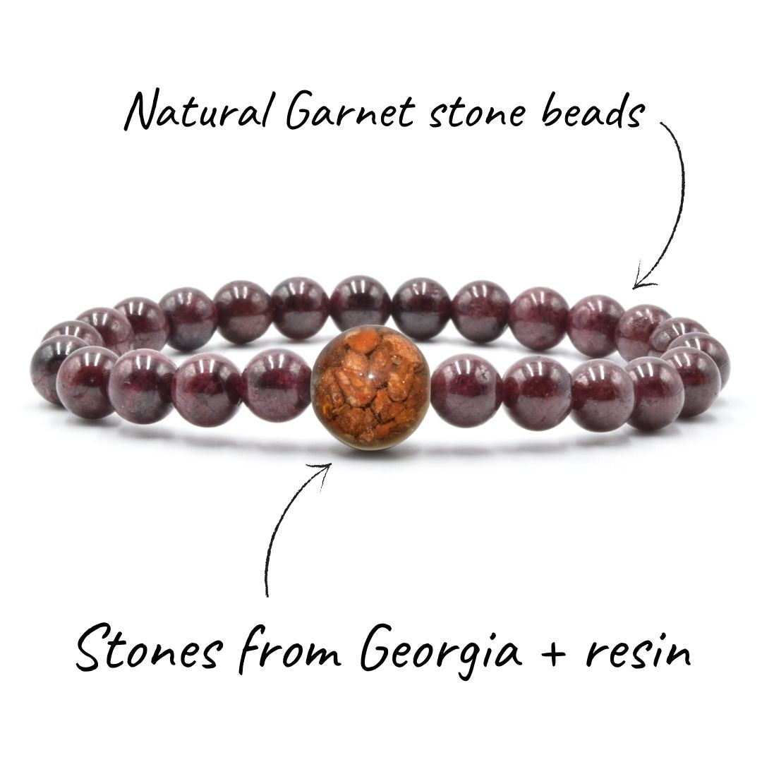 Georgia Stones + Garnet