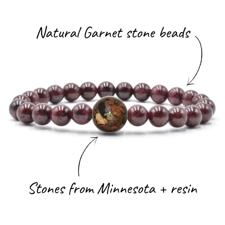 Minnesota Stones + Garnet