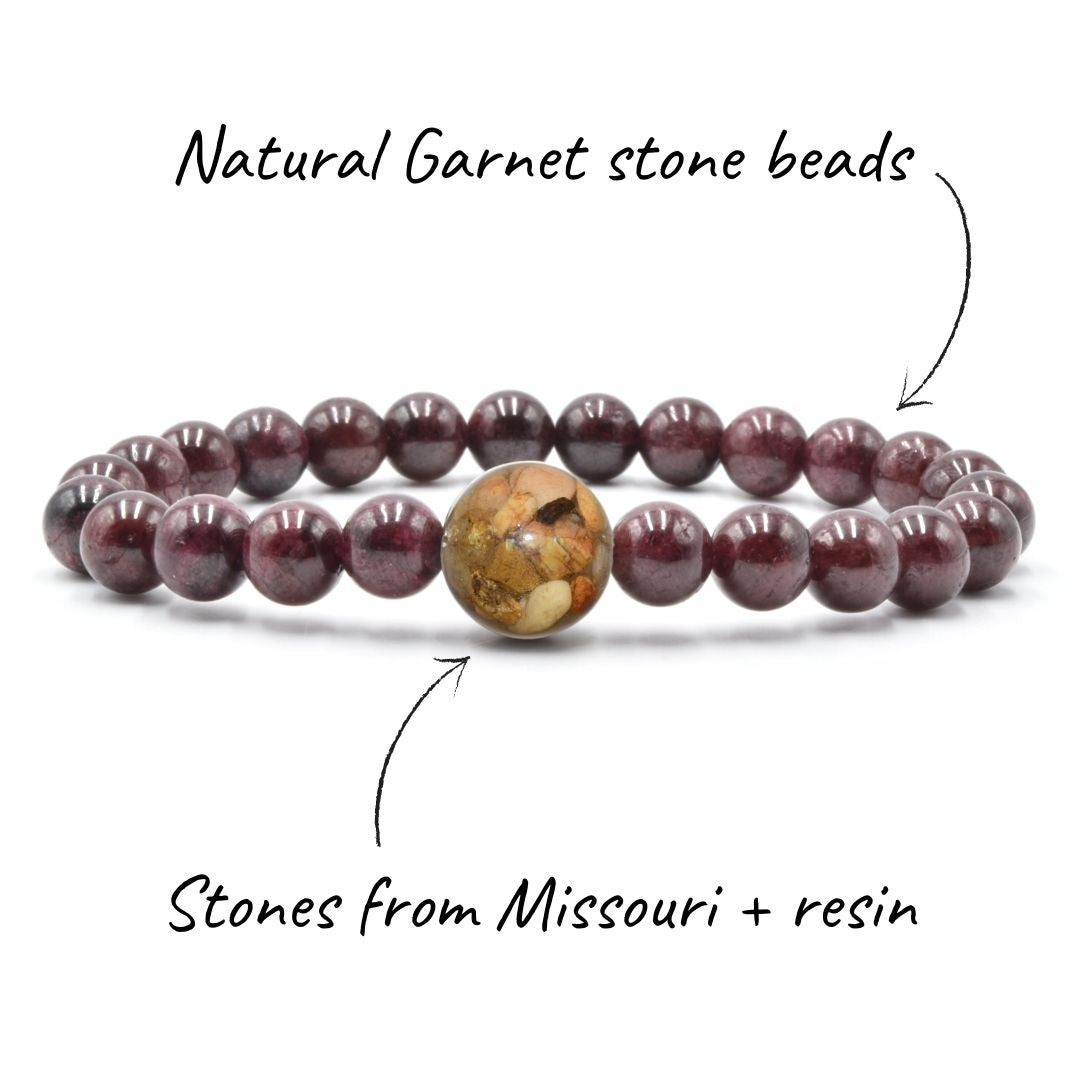 Missouri Stones + Garnet