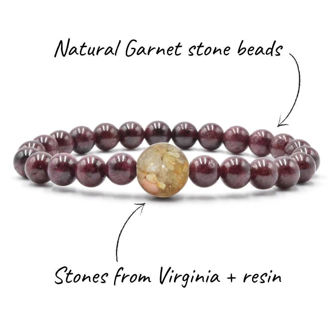 Virginia Stones + Garnet