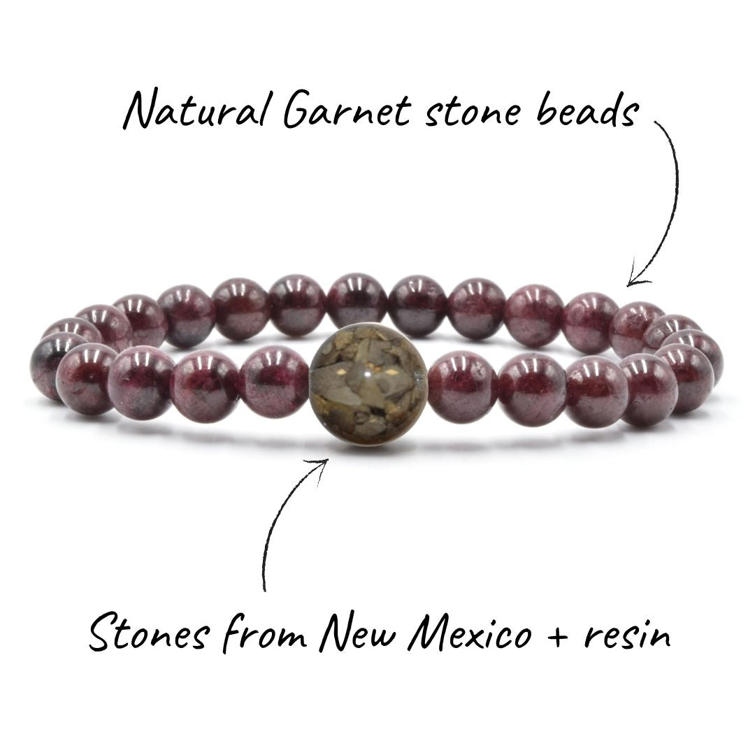 New Mexico Stones + Garnet