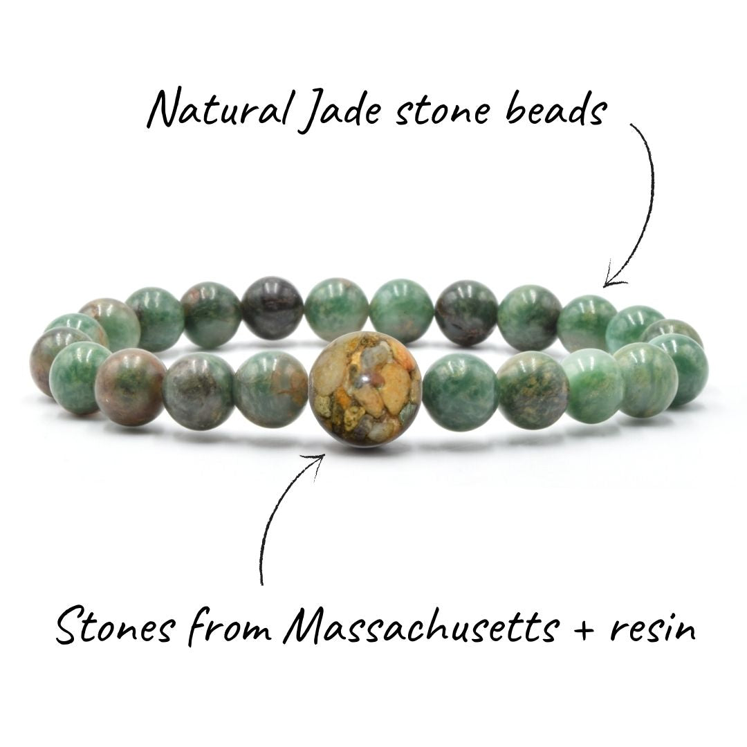 Massachusetts Stones + African Jade