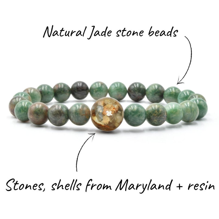 Maryland Stones & Shells + African Jade