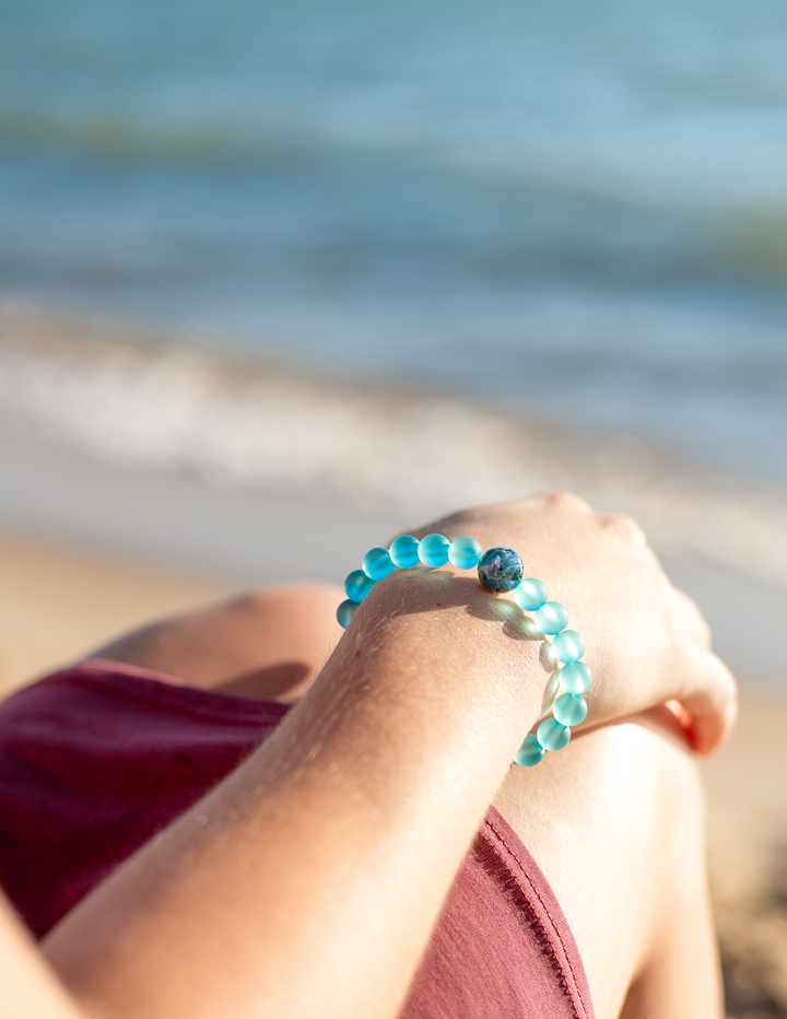 Leland Blue + Turquoise Bay Glass