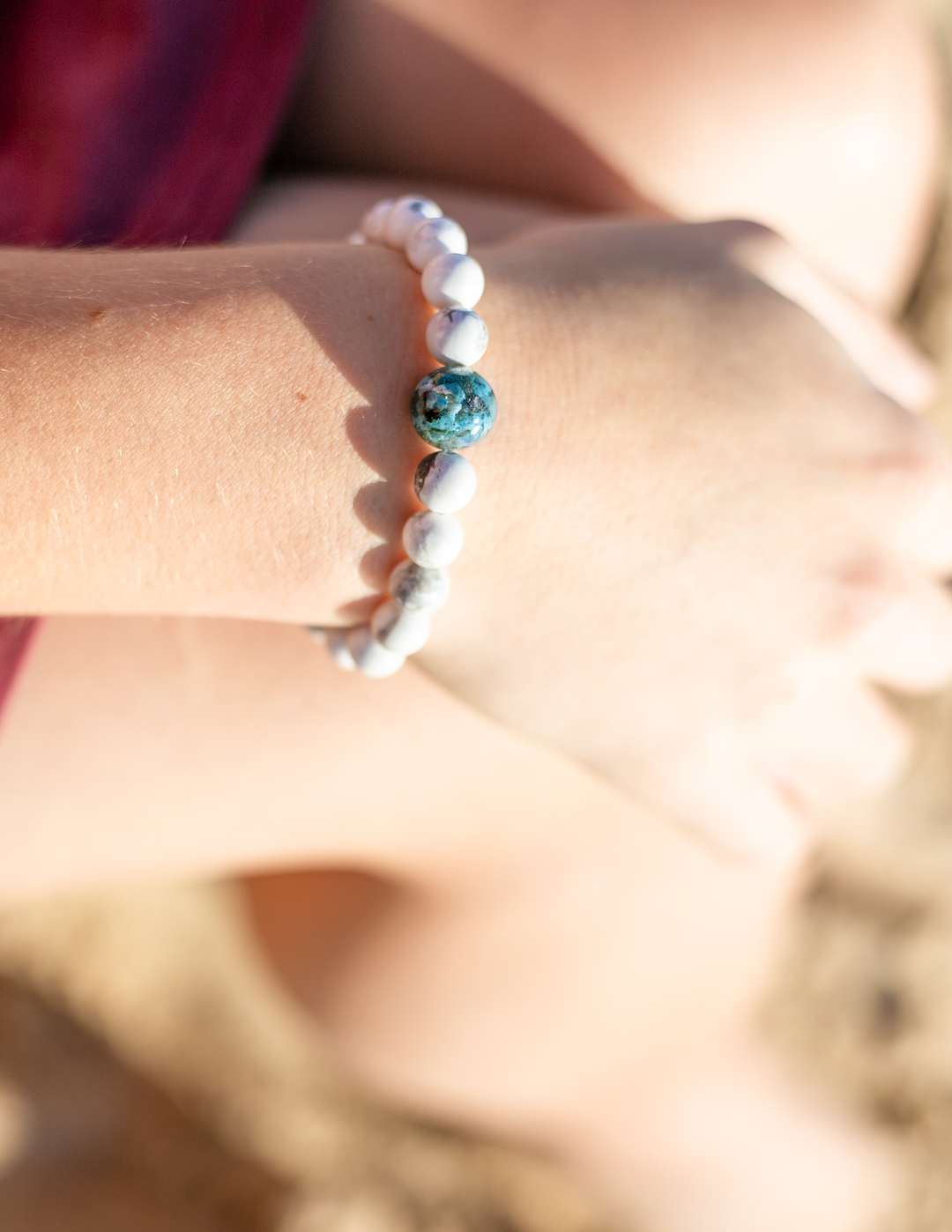 Leland Blue + White Howlite